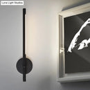 DecorBites™ Contemporary LED Sconce Light - Metal and Acrylic Shade - Black/White Tubular Wall Mount - Warm/White Light