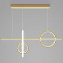 DecorBites™ Contemporary LED Suspension Ceiling Lamp with Acrylic Shade - Stylish Parlour Pendant Lighting Fixture