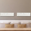 DecorBites™ Contemporary LED Wall Sconce: 16"/20.5" Wide Acrylic Rectangle - Warm/White Light for Bedroom