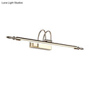 Contemporary nickel finish led wall sconce bedroom warm light