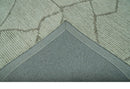 Contemporary Pattern Brown And Ivory Hand Tufted 8x10 Wool Rug