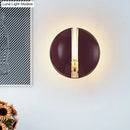 DecorBites™ Contemporary Purple Spaced Dome Wall Sconce - Metal 1-Light Mounted Lamp Fixture