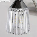 Contemporary silver 3 head crystal vanity light bathroom wall light