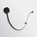 Contemporary twist black & white wall sconce – bedroom warm white light