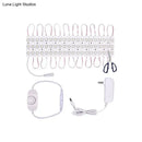 Contemporary white led vanity strip light dressing room plastic linear