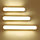 Contemporary wood led sconce vanity light for bedroom