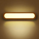 Contemporary wood led sconce vanity light for bedroom
