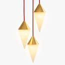 Conus Alabaster Chandelier