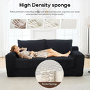 Convertible Corduroy Love Seat Sofa for Small Spaces