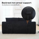 Convertible Corduroy Love Seat Sofa for Small Spaces