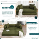 Convertible Folding Sofa Bed with Removable Backrest
