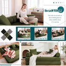 Convertible Folding Sofa Bed with Removable Backrest