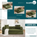 Convertible Folding Sofa Bed with Removable Backrest