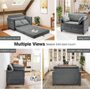 Convertible Loveseat Sleeper Sofa Bed for Small Spaces