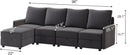 Convertible Modular Sectional Sofa with Memory Foam Comfort