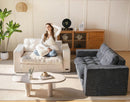 Convertible Sofa Bed With Pillows For Living Room