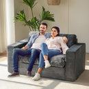 Convertible Sofa Bed With Pillows For Living Room