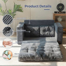 Convertible Sofa Bed With Pillows For Living Room