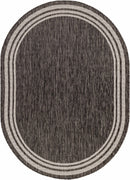 Coonamble Bordered Antrasit Rug