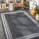 Coonamble Bordered Antrasit Rug