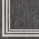 Coonamble Bordered Antrasit Rug