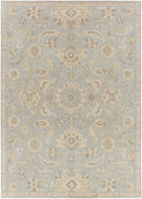 Copen Beige Floral Wool Rug