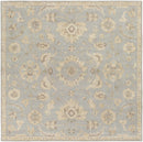 Copen Beige Floral Wool Rug