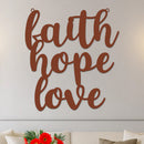 Faith Hope Love Sign