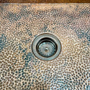 Hammered Copper Top Mount Sink - Nebula