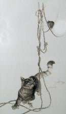 Playing with the mouse Counted cross stitch kit 1033A