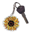 Sunflower Pendant Counted Cross Stitch Kit by Alisena 8095A