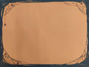 Rustic Frame Designer Printed AIDA Fabric. Canvas for embroidery with an applied background  KF-1156A