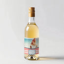 Coral Photo Mini Wine Label