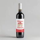 Coral Tan Mortgage Broker Wine Label
