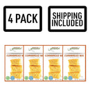 Gluten Free Cornbread Mix | Pack of 4 | 18 oz | Shipping Included | Heartland Gourmet | 2015