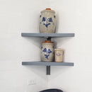 Metal L Bracket for Corner Shelves