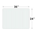 Corrugated Plastic Sheets - 24 x 36 inches - Acoustic Foam Backing