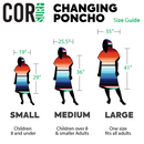Changing Towel Poncho (Kona) Large Size