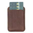 Cortland Full-Grain Leather Card Holder Wallet with Magnet
