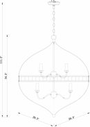 Corunna Ceiling Light - Clearance