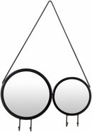 Cotmon Black Iron Frame Mirror