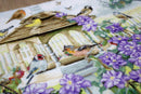 Counted Cross Stitch Kit Bird table  Leti944