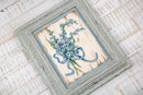 Counted Cross Stitch Kit BLUE I Leti974