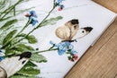 Counted Cross Stitch Kit Butterflies and bluebird flowers Leti939