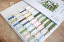 Counted Cross Stitch Kit Butterflies and bluebird flowers Leti939