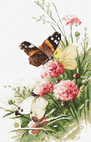 Counted Cross Stitch Kit Butterflies in the field Leti938