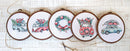 Counted Cross Stitch Kit Christmas Retro Cars / Kit of 5 Leti965