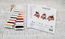 Counted Cross Stitch Kit Christmas Tigers Toys set of 3 pcs L8017