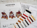 Counted Cross Stitch Kit Christmas Tigers Toys set of 3 pcs L8017