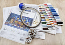 Counted Cross Stitch Kit Cottage Glow L8030